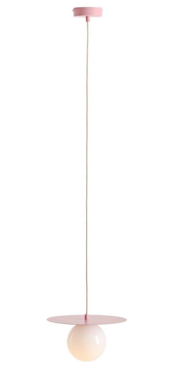 Lampa wisząca kulista LOOP BABY PINK S 1125G18_S - Aldex