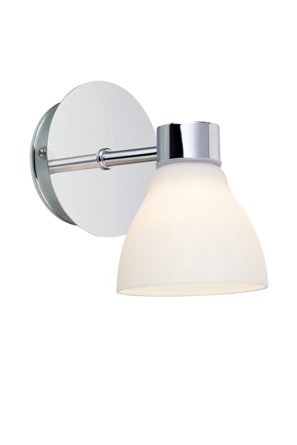 Kinkiet CASSIS 1L Chrom/Opal IP44 106367 - Markslojd