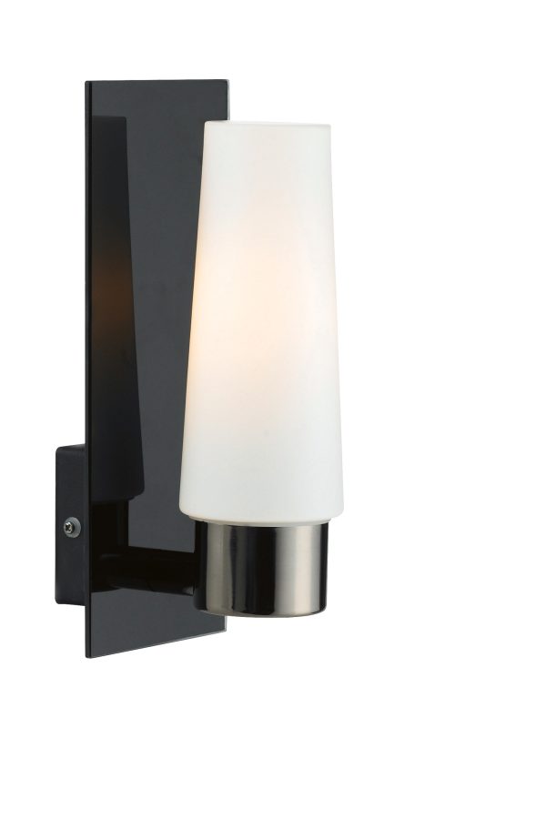 Kinkiet BRASTAD 1L Czarny/Biały IP44 107614 - Markslojd
