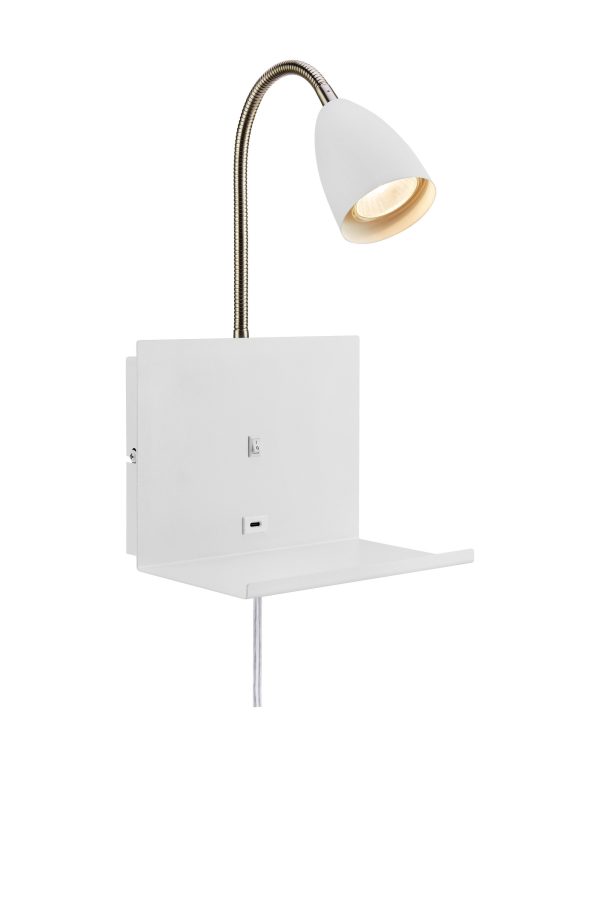 Kinkiet CUARTO 1L White 108856 - Markslojd