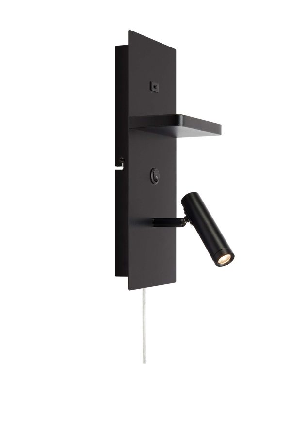 Kinkiet CARICA 1L LED Black 109018 - Markslojd