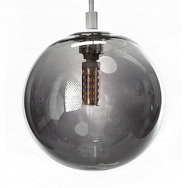 Klosz dymiony BUBBLES GLASS SHADE D18 SMOKY AZ5959 - AZzardo