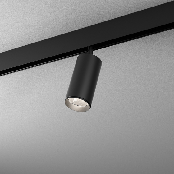 Lampa do szyn magnetycznych multitrack PET midi LED high M930 35° DALI multitrack black 16433-M930-FB-DA-12 - AqForm