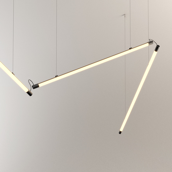 Lampa do systemu PIPER 130 LED 230V M942 Phase-Control suspended black 71264-M942-D9-PH-12 - AqForm