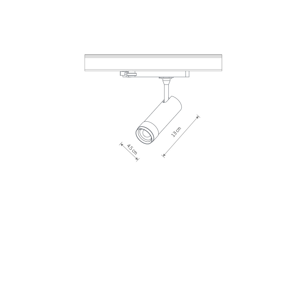 CTLS SPOT ZOOM LED 10W 4000K 12315 Nowodvorski