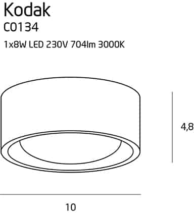 Kodak plafon C0134 MaxLight