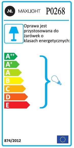 Puccini lampa wisząca 80 cm P0268 MaxLight