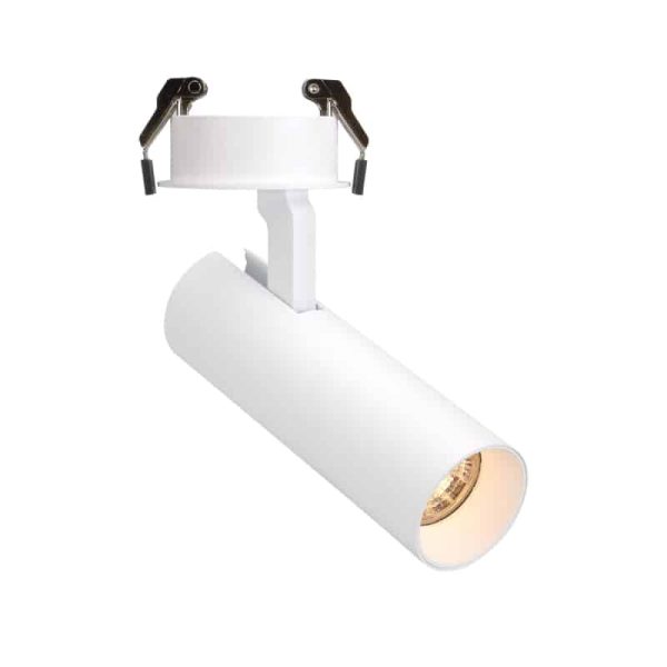 SHINEMAKER H0119 LAMPA WPUSZCZANA BIAŁA ŚCIEMNIALNA MaxLight