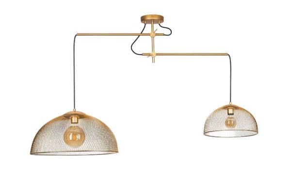 CONCEPT P0454 LAMPA WISZĄCA ZŁOTA MaxLight