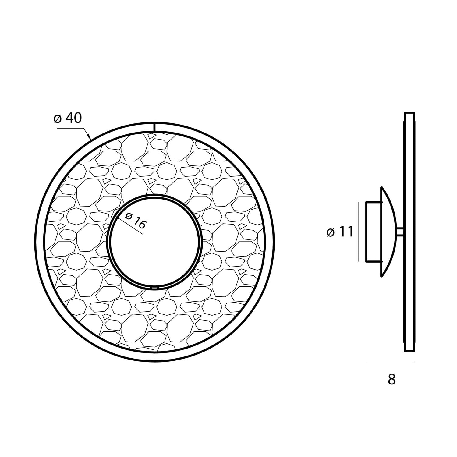 Kinkiet Alexia 15W W0406D MaxLight