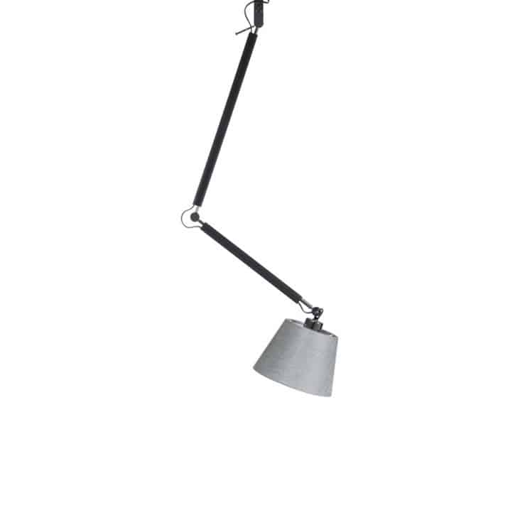 Lampa wisząca ZYTA S PENDANT grey AZ1845+AZ2598 śr.20cm AZZARDO