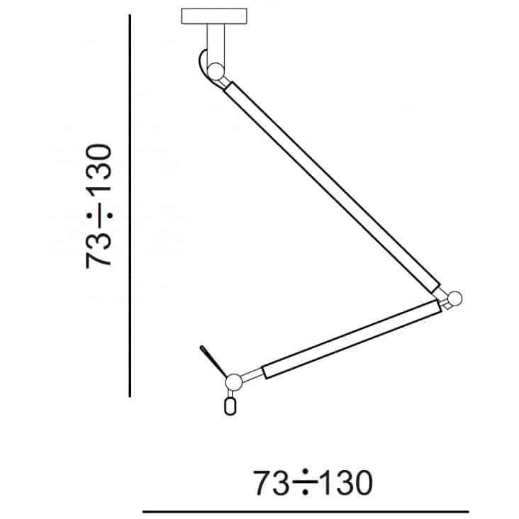 Lampa wisząca ZYTA S PENDANT grey AZ1845+AZ2598 śr.20cm AZZARDO