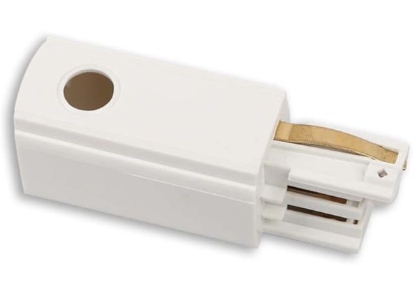 TRACK końcówka zasilająca lewa biała MHT1-C/L-WH MaxLight