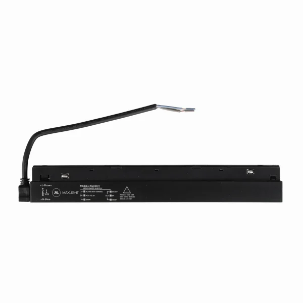 asilacz wewnętrzny 300W do szyn magnetycznych czarny MA0031 MaxLight