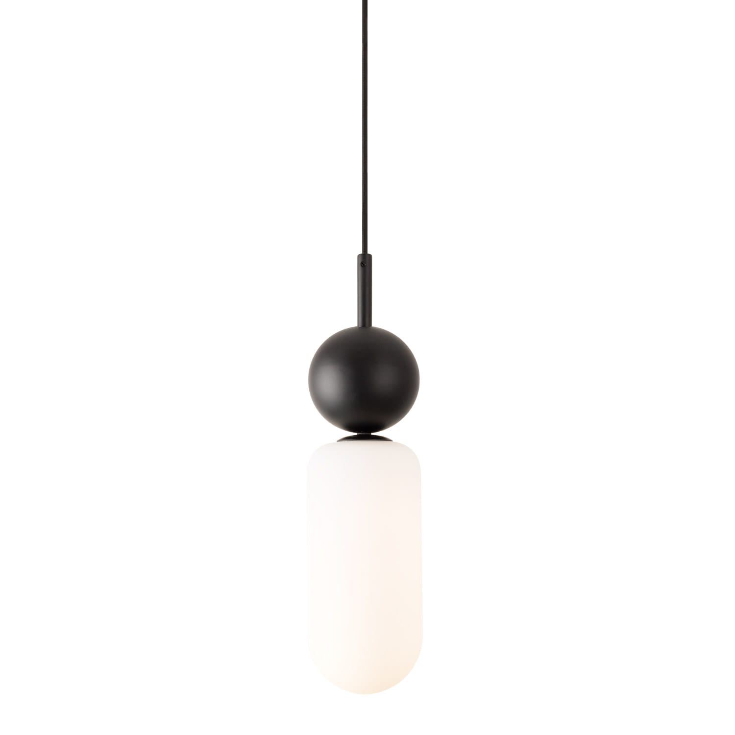 Lampa Wisząca Roma Black P0600 MaxLight