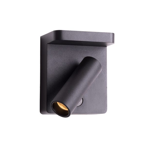 Kinkiet Lofer Czarny 7W 364lm 3000K W0374 MaxLight