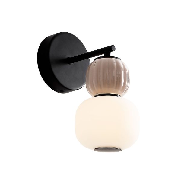 Kinkiet Modern 5w, Opal + Medium Brown W0399 MaxLight