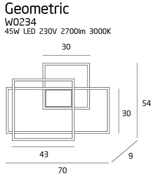 Geometric Kinkiet W0234 MaxLight