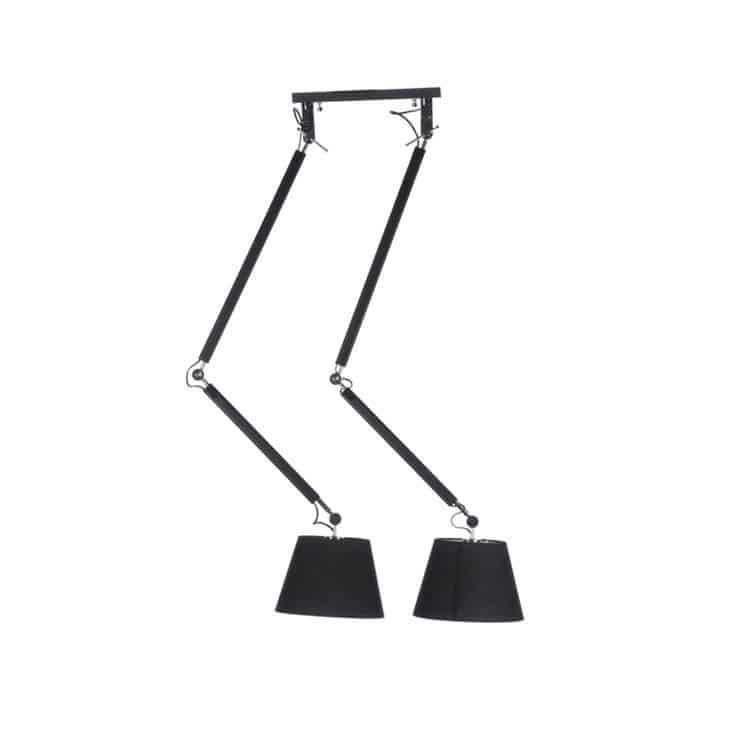 Lampa wisząca ZYTA 2 S PENDANT black AZ1846+AZ2597 śr.20cm AZZARDO