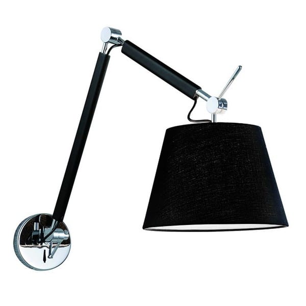 Kinkiet ZYTA WALL S black AZ1844+AZ2586 śr.30cm AZZARDO