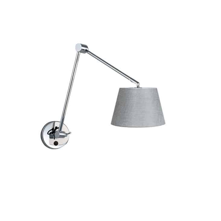 Kinkiet ADAM WALL S grey AZ1843+AZ2601 śr. 26cm AZZARDO