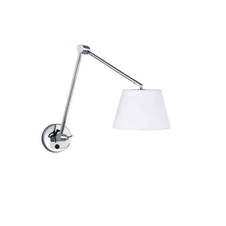 Kinkiet ADAM WALL S white AZ1843+AZ2599 śr. 20cm AZZARDO