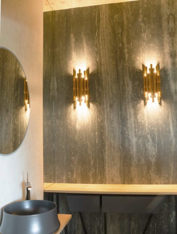 Kinkiet ORGANIC W0187 gold MAXlight