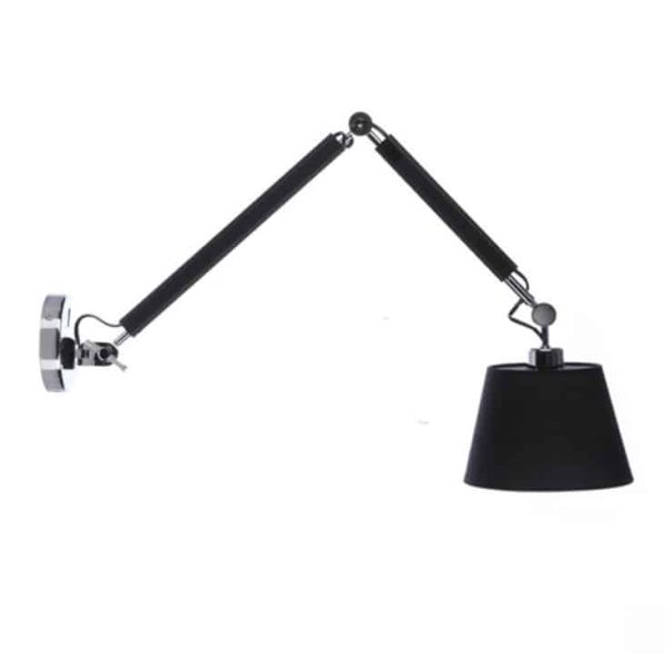 Kinkiet ZYTA WALL S black AZ1844+AZ2586 śr.30cm AZZARDO