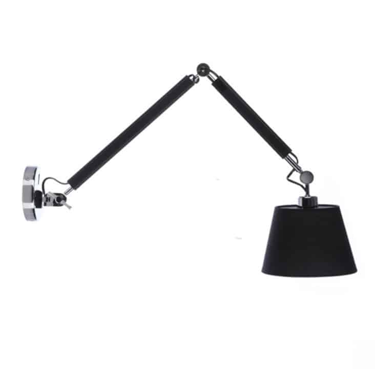 Kinkiet ZYTA WALL S black AZ1844+AZ2586 śr.30cm AZZARDO