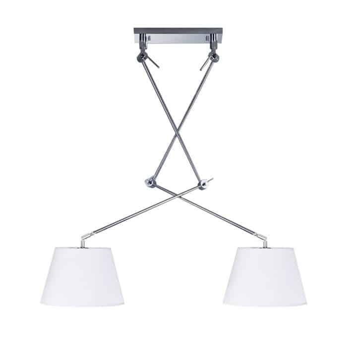 Lampa wisząca ADAM 2S PENDANT white AZ1842+AZ2599 śr.20cm AZZARDO