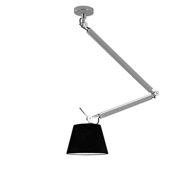Lampa wisząca ZYTA M PENDANT ALU black AZ2304+AZ2600 śr.26cm AZZARDO