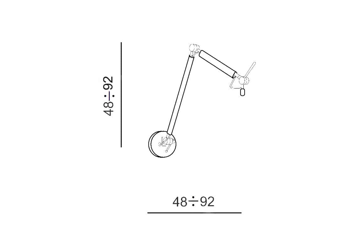 Lampa ścienna ZYTA WALL S złota AZ4190+AZ2594 śr.23cm AZZARDO