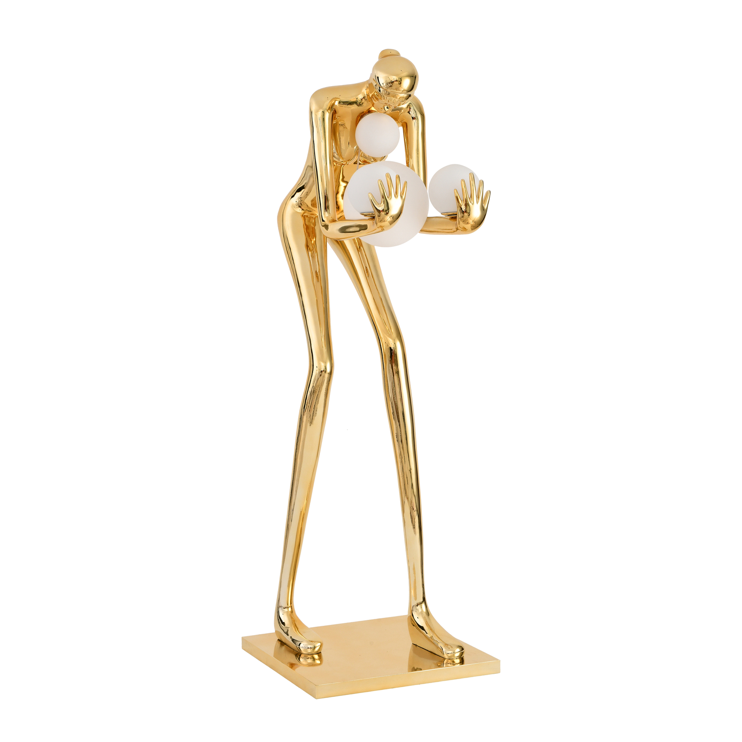 Lampa podłogowa WOMAN-2 GOLD złoty połysk 190 cm DN433-F gold Step into Design