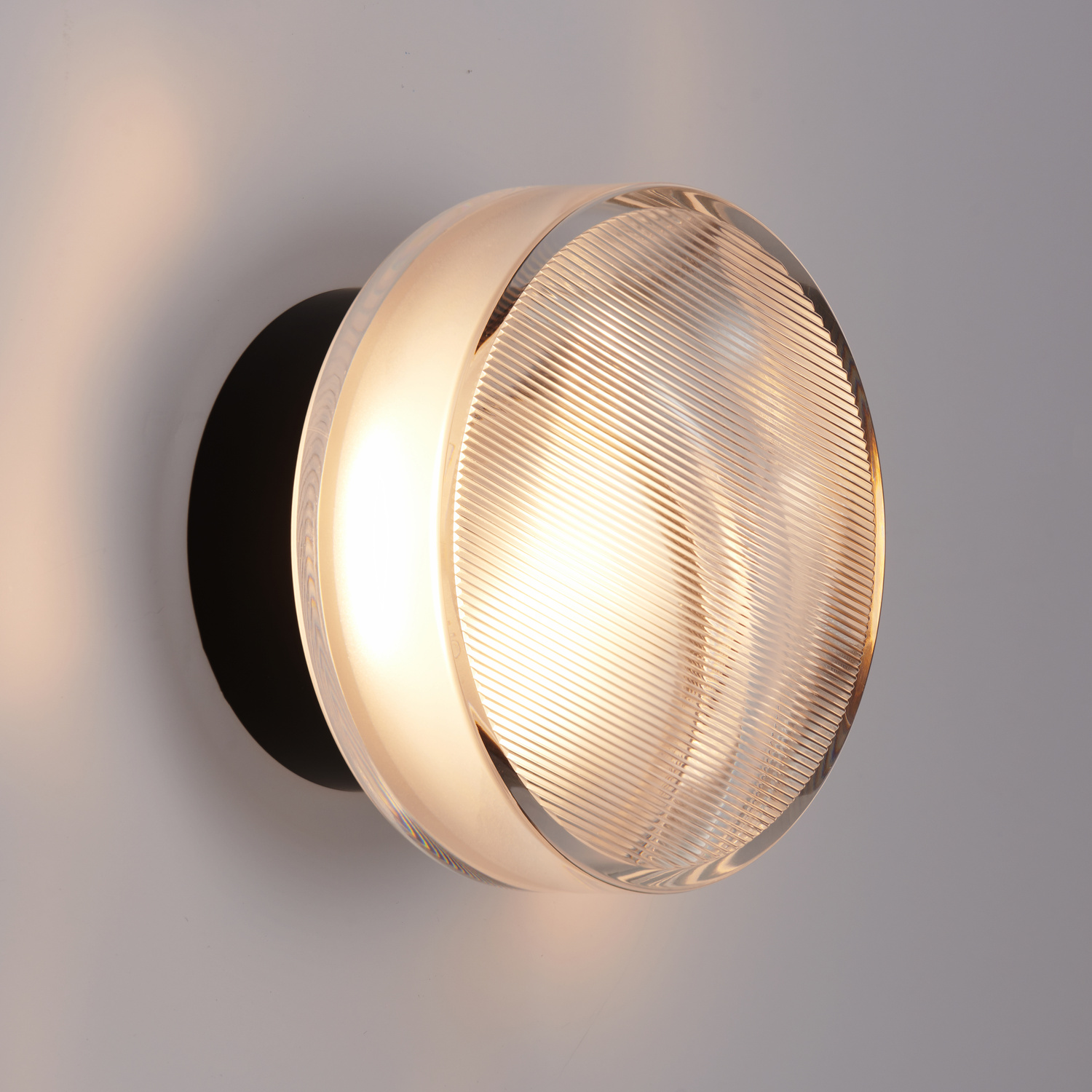 Lampa ścienna CARMELLO LED transparentna czarna 13,5 cm ST-DL-8535 black Step into design