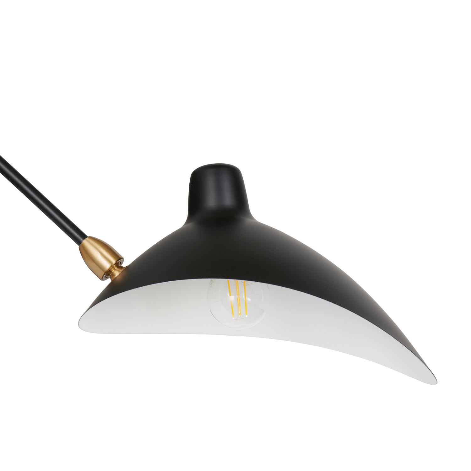 Lampa ścienna CRANE-2W S czarna 110 cm W8702-S Step into Design
