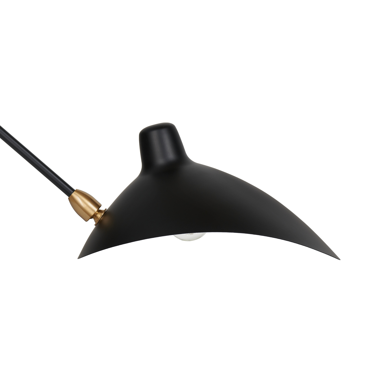 Lampa ścienna CRANE-2W S czarna 110 cm W8702-S Step into Design