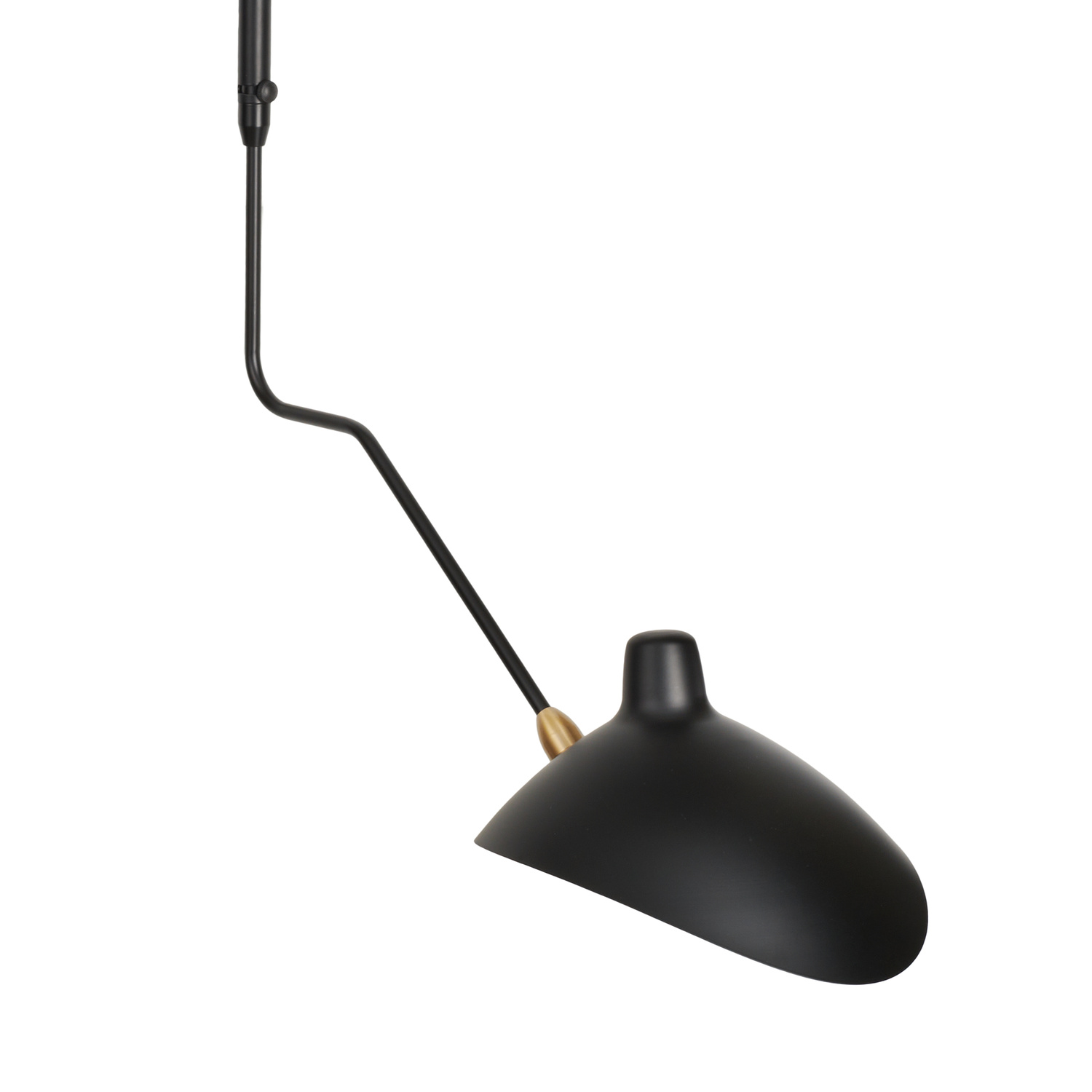 Lampa ścienna CRANE-2W S czarna 110 cm W8702-S Step into Design