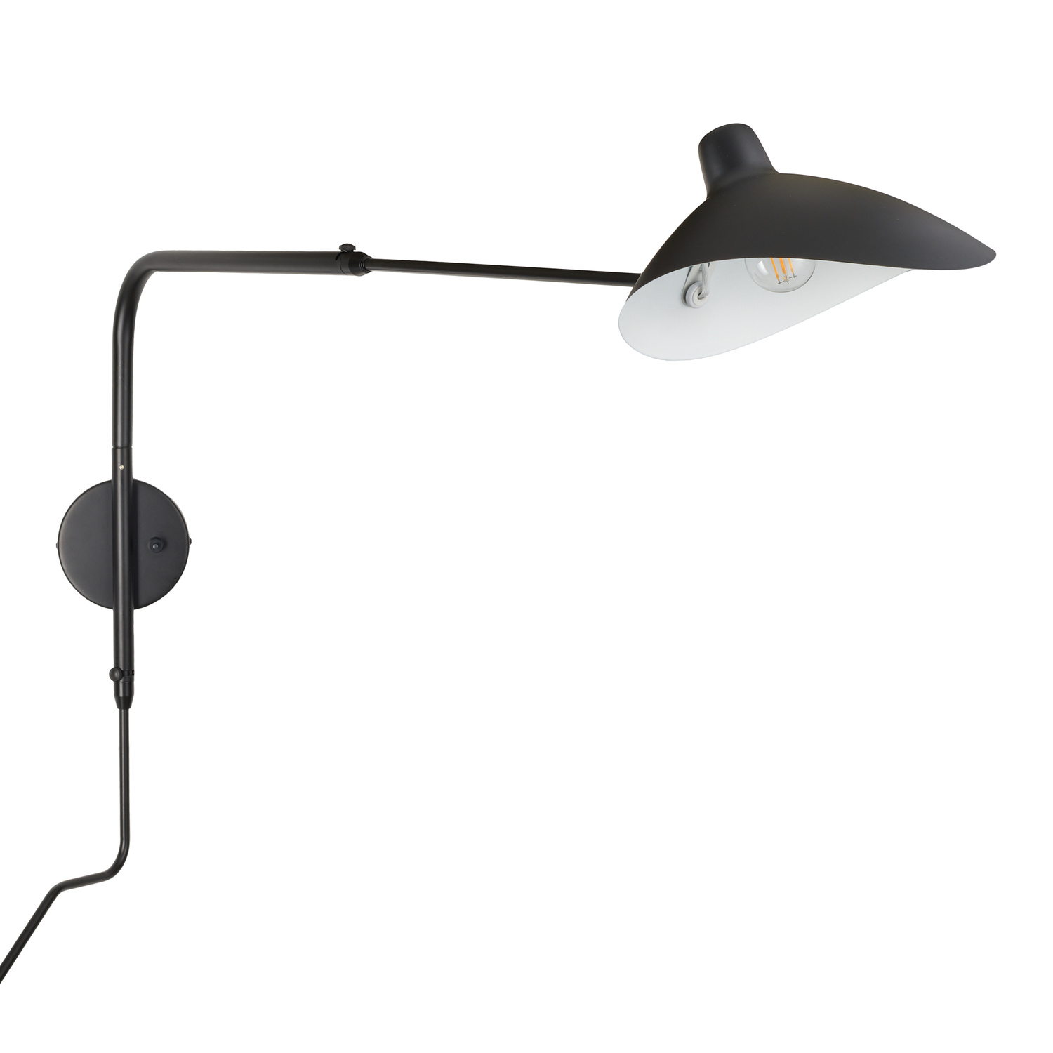 Lampa ścienna CRANE-2W S czarna 110 cm W8702-S Step into Design