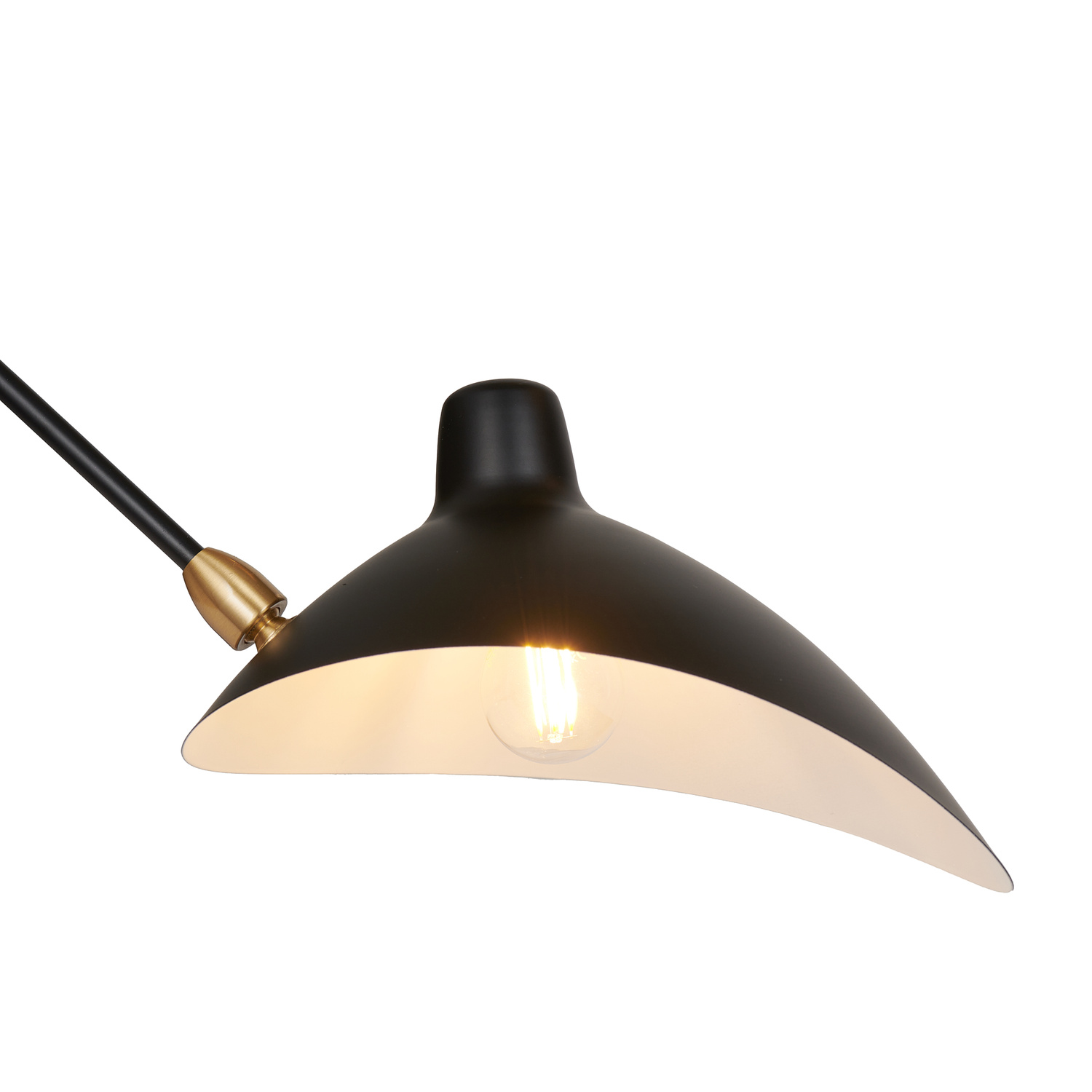 Lampa ścienna CRANE-2W S czarna 110 cm W8702-S Step into Design