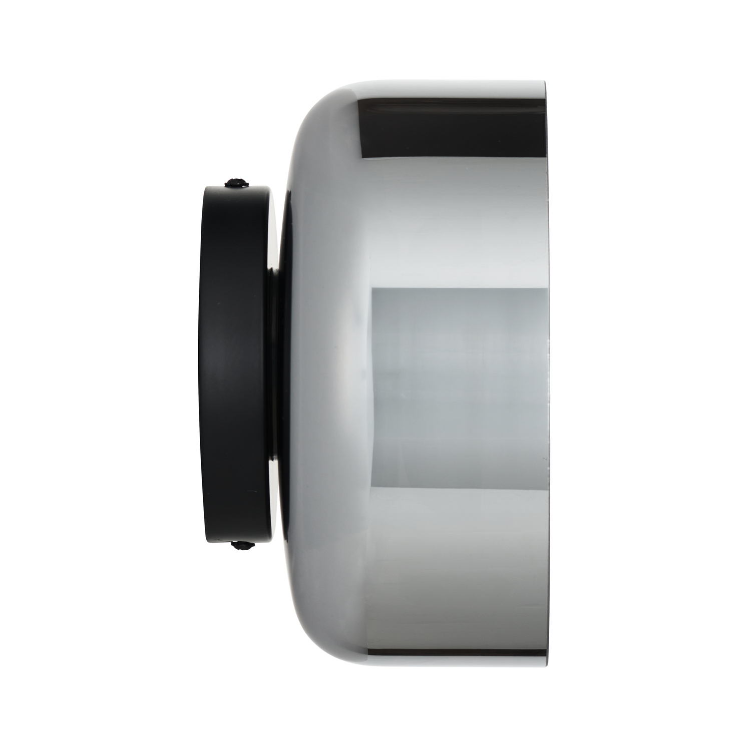 Lampa ścienna DONUT 18 cm - LED, szkło, szaro-czarna ST-5072W smoky black Step into design
