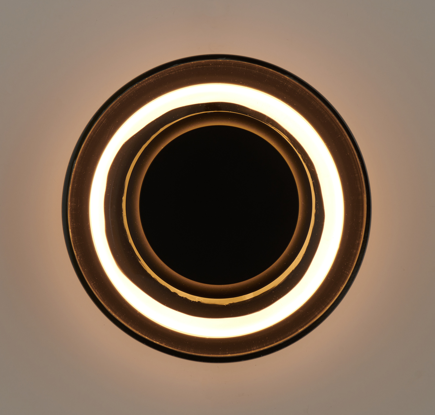 Lampa ścienna DONUT 18 cm - LED, szkło, szaro-czarna ST-5072W smoky black Step into design