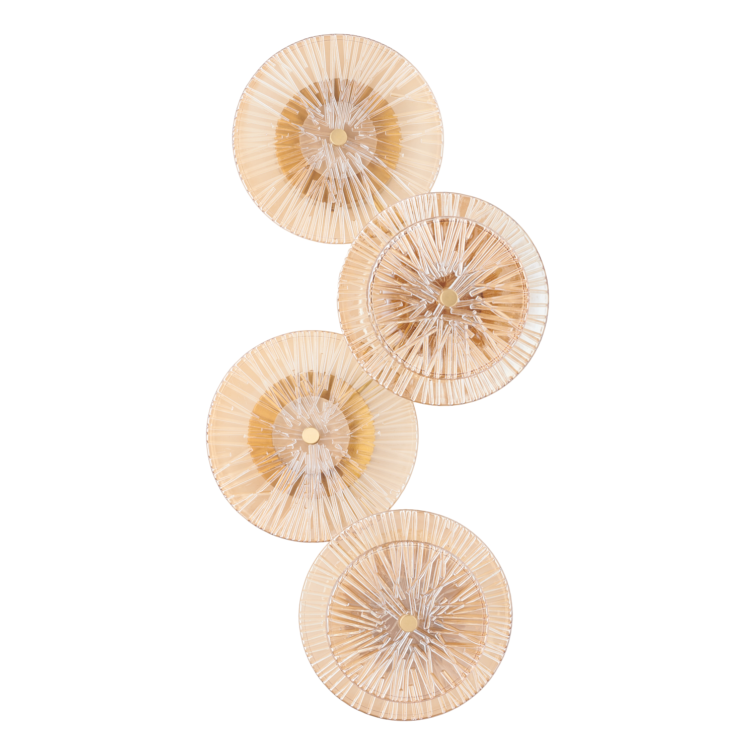 Lampa ścienna LUXIO-4 LED bursztynowa 32 cm ST-3315-4 copper Step into Design
