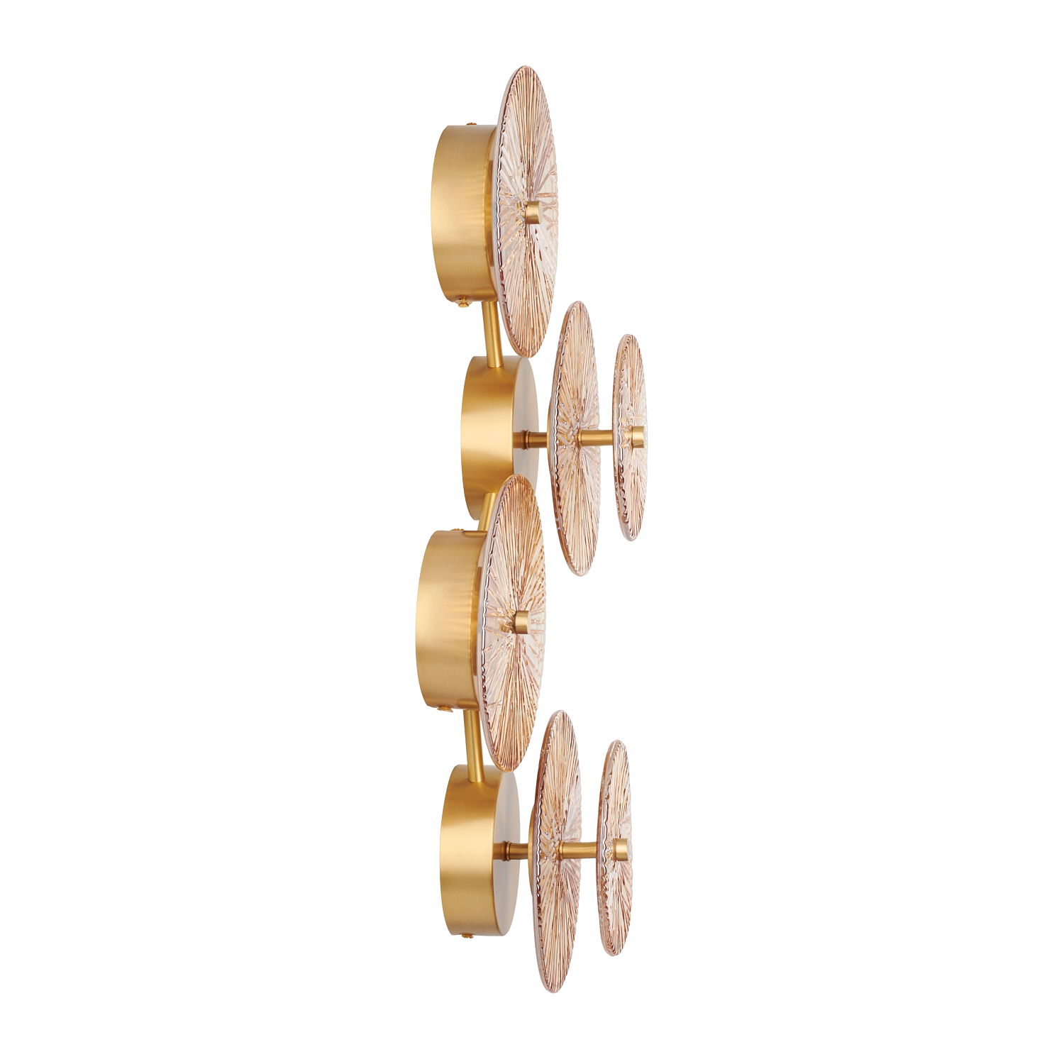 Lampa ścienna LUXIO-4 LED bursztynowa 32 cm ST-3315-4 copper Step into Design