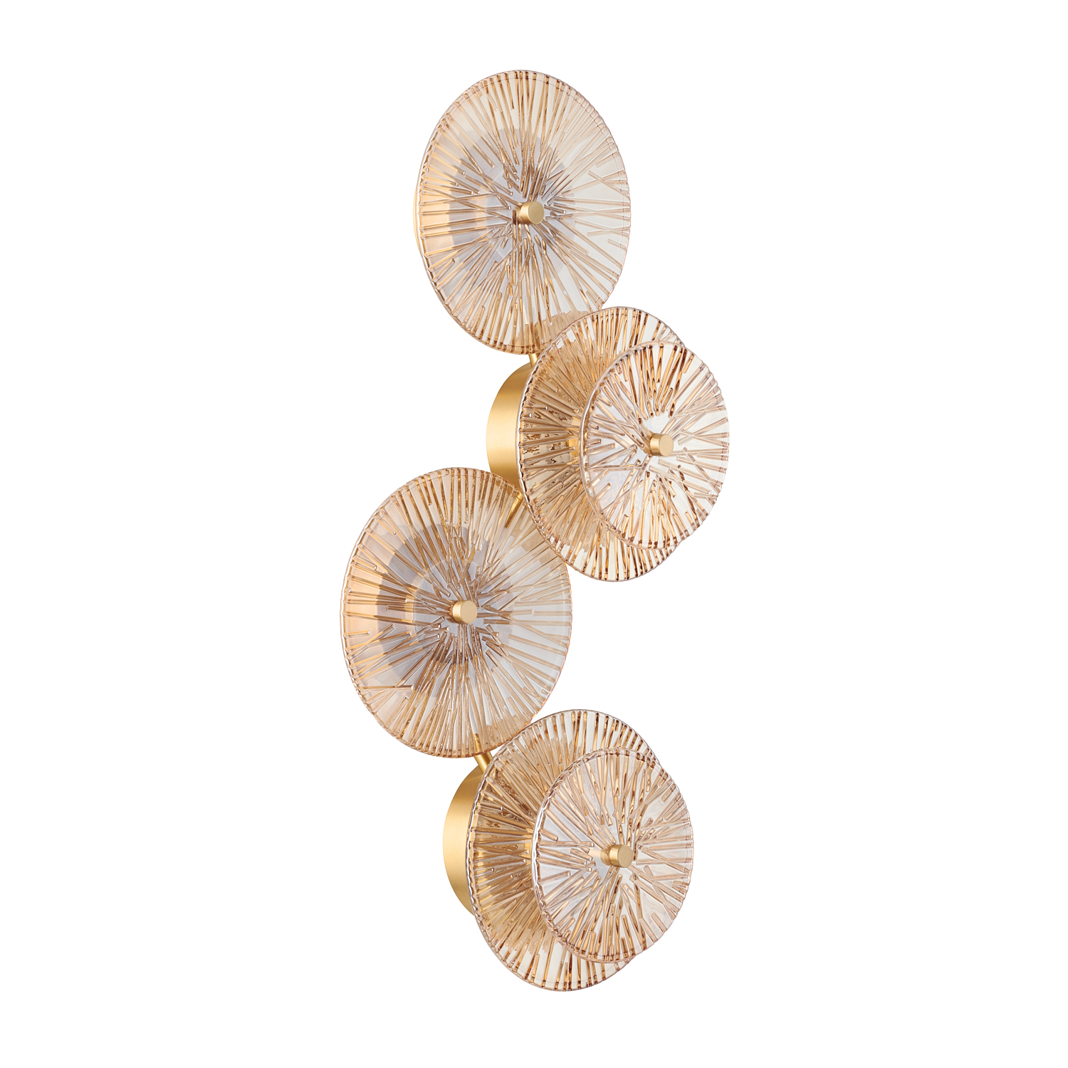 Lampa ścienna LUXIO-4 LED bursztynowa 32 cm ST-3315-4 copper Step into Design