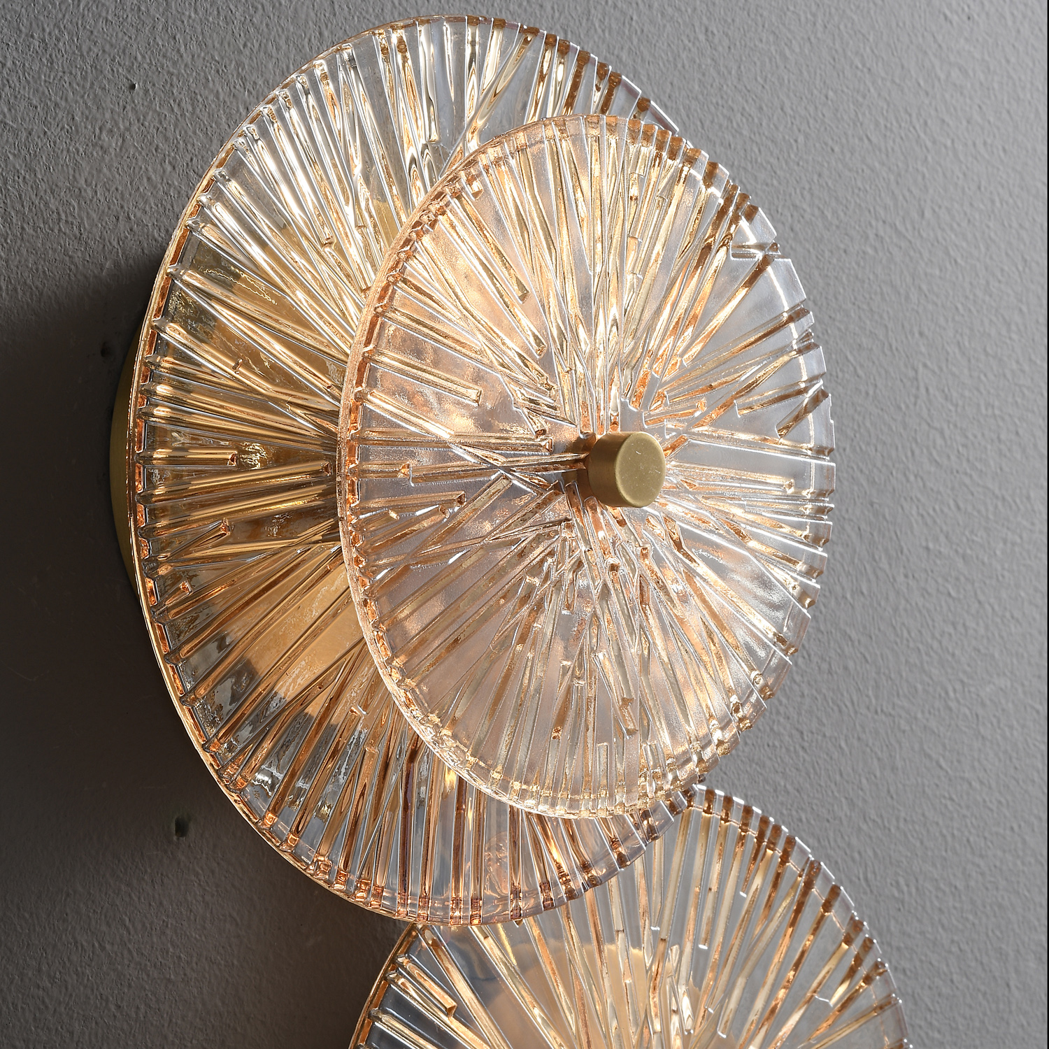 Lampa ścienna LUXIO-4 LED bursztynowa 32 cm ST-3315-4 copper Step into Design