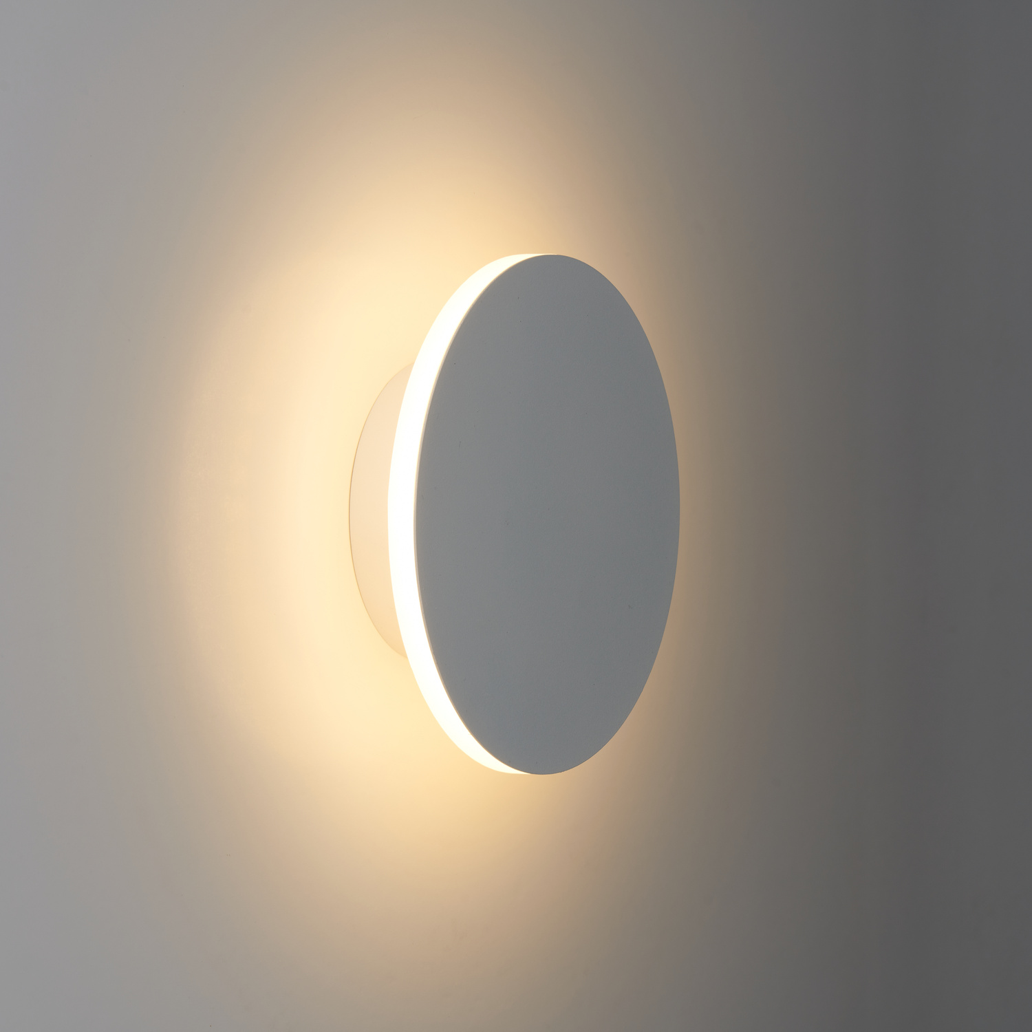 Lampa ścienna NYX 20 cm - LED okrągła, metalowa, czarna ST-8293W/20 black Step into design