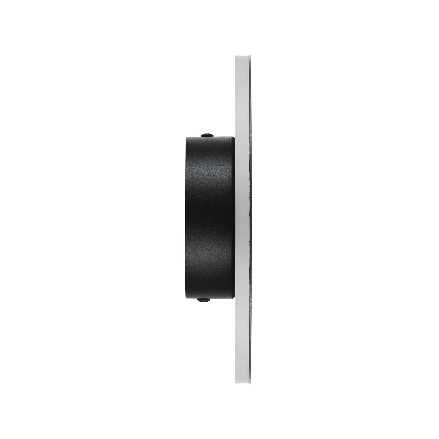 Lampa ścienna NYX 20 cm - LED okrągła, metalowa, czarna ST-8293W/20 black Step into design