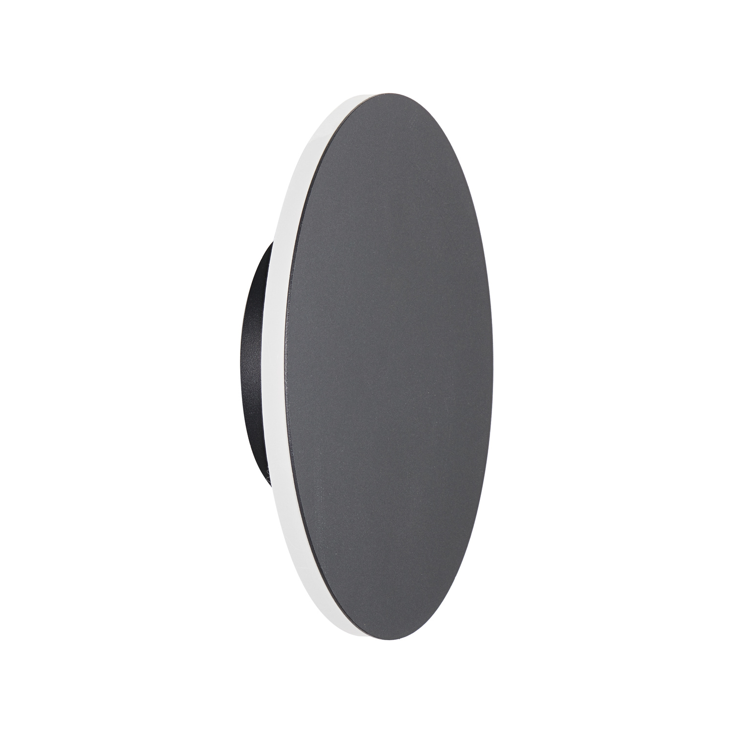 Lampa ścienna NYX 20 cm - LED okrągła, metalowa, czarna ST-8293W/20 black Step into design