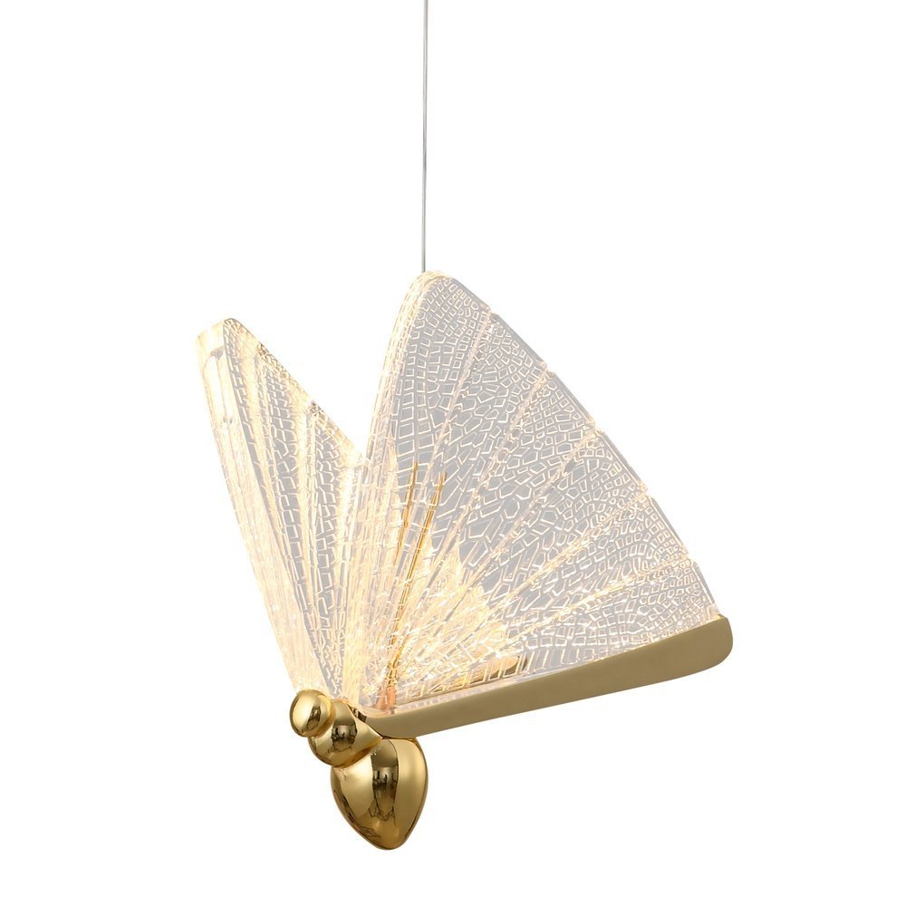 Lampa wisząca BEE LAMP 1 LED złota 21 cm MP0090-1 gold Step into design