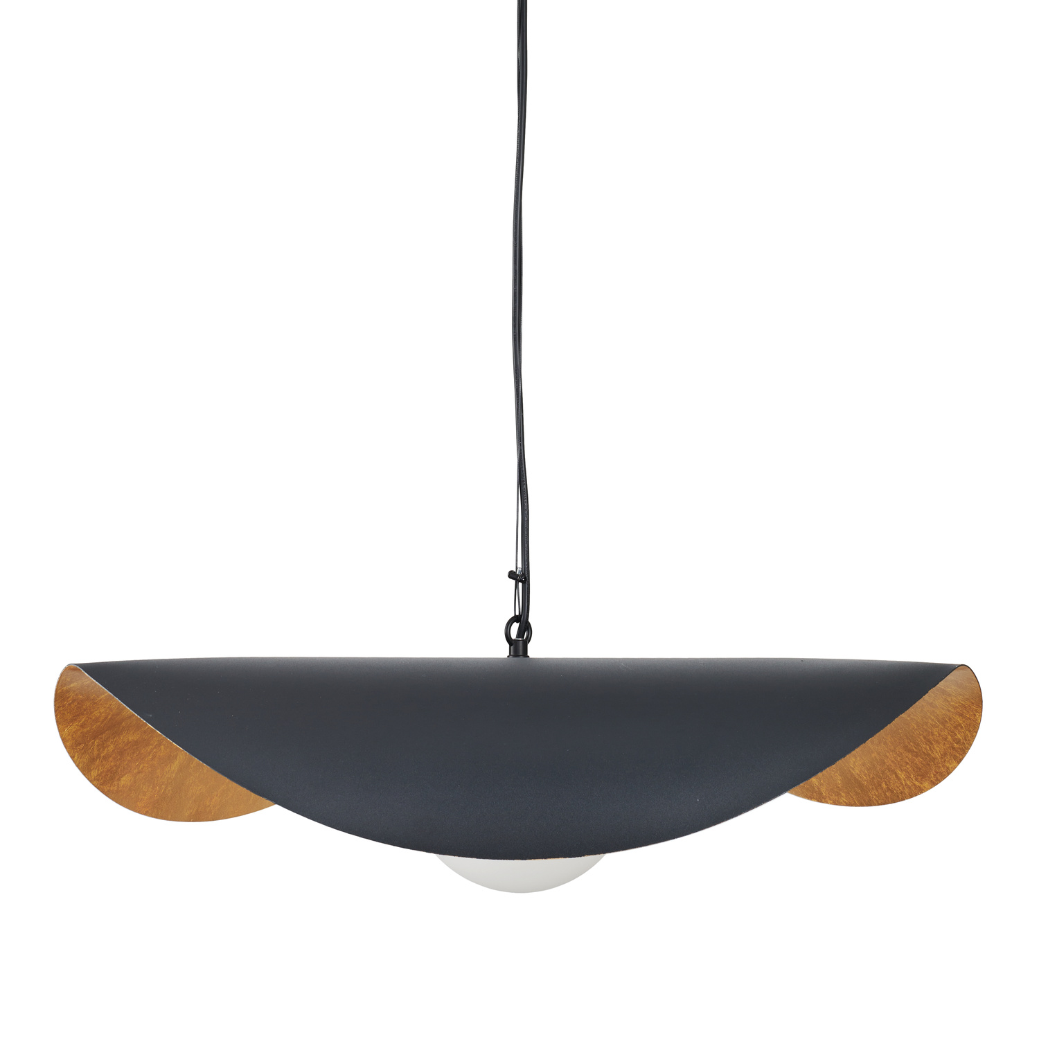 Lampa wisząca ENZO czarno złota 60 cm ST-F22020601-D60 black Step into Design